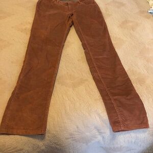 Christopher Blue brown corduroy straight leg pants Size 6